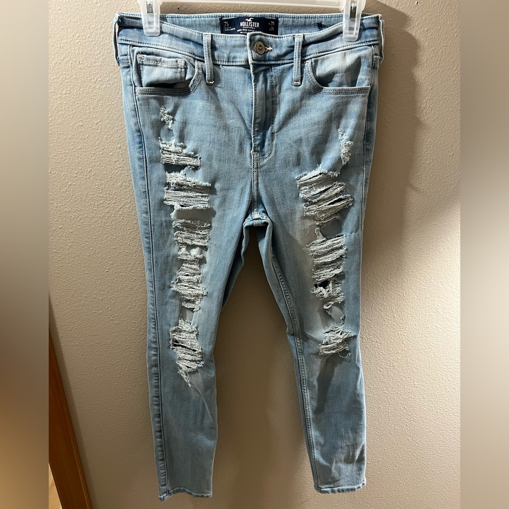 Hollister jeans high rise skinny stretch jean size 7s